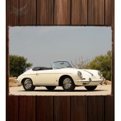 Металлическая табличка Porsche 356B 1600 Super Roadster